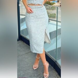 Zara tweed skirt
